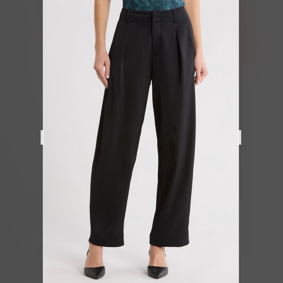 rag & bone Pants - rag & bone Douglas Ankle Satin Pants in Black Size 8